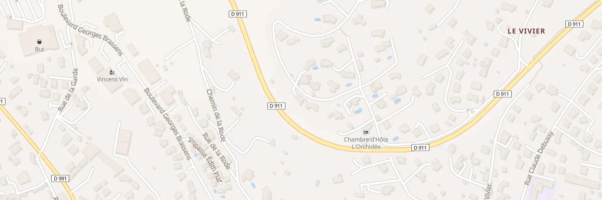Plan du 119 Rue des Micocouliers à Millau
