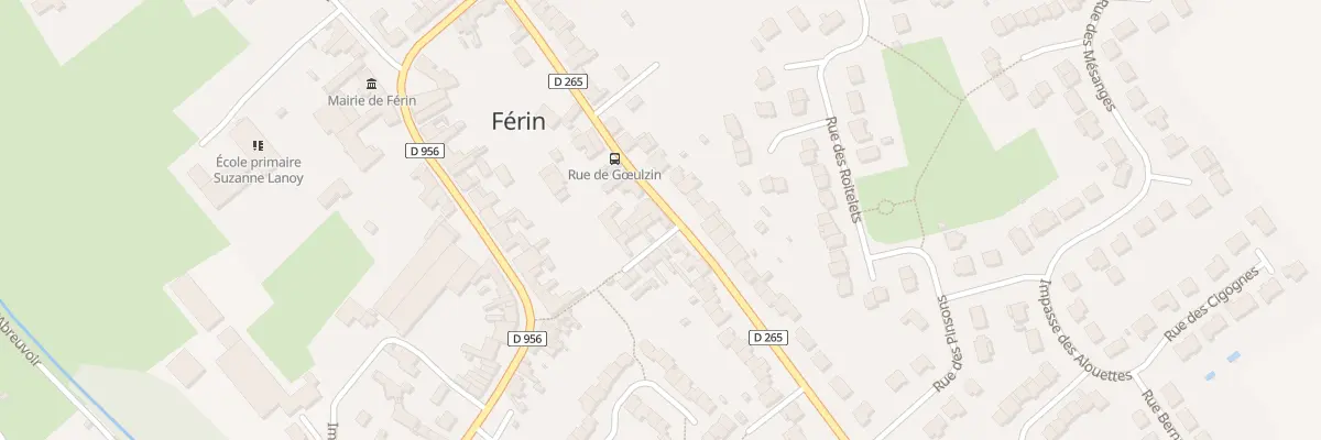 Plan du 16 Rue de Goeulzin à Férin