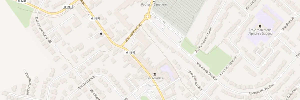 Plan du 34 Rue Kléber à Faches-Thumesnil