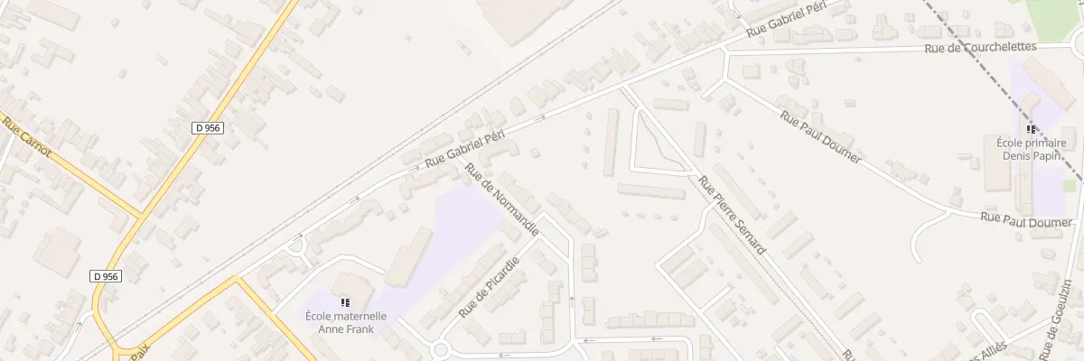 Plan du 5 Rue de Normandie à Lambres-lez-Douai