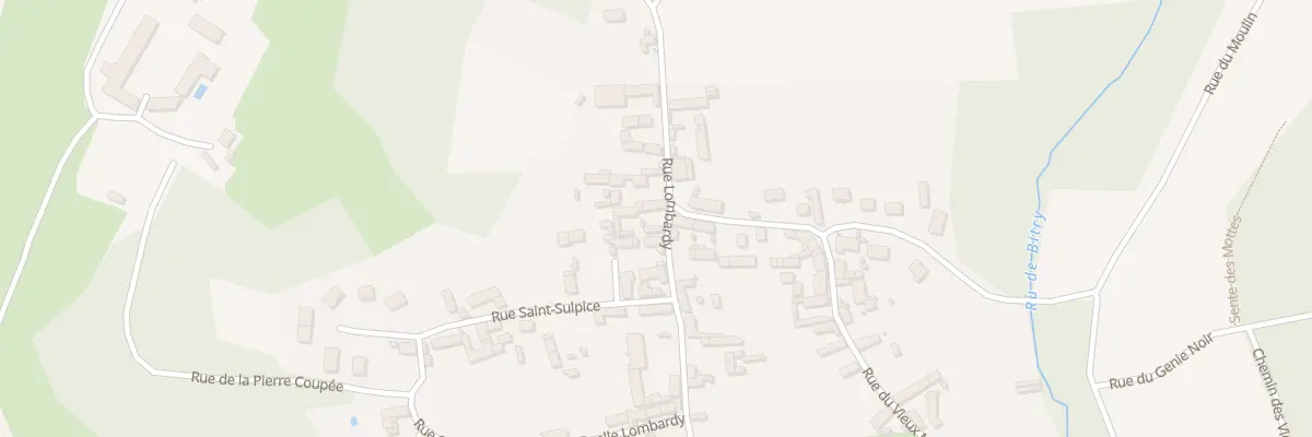 Plan du 29 Rue Lombardy à Bitry