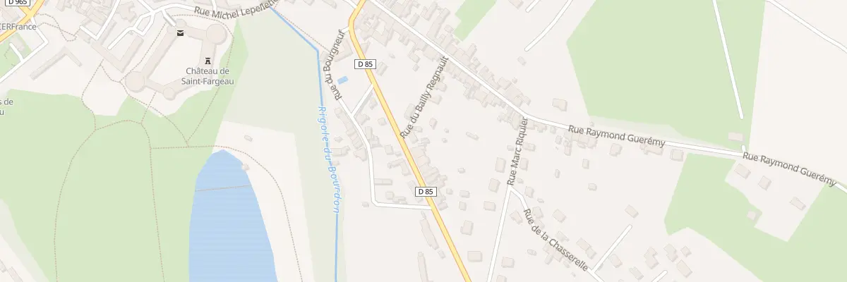 Plan du 9 Rue Raymond Vernay à Saint-Fargeau