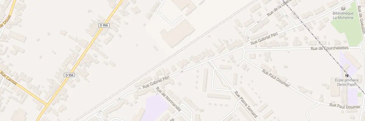 Plan du 313 Rue Gabriel Peri à Lambres-lez-Douai