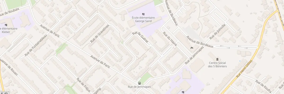 Plan du 80 Rue de Guéret à Faches-Thumesnil