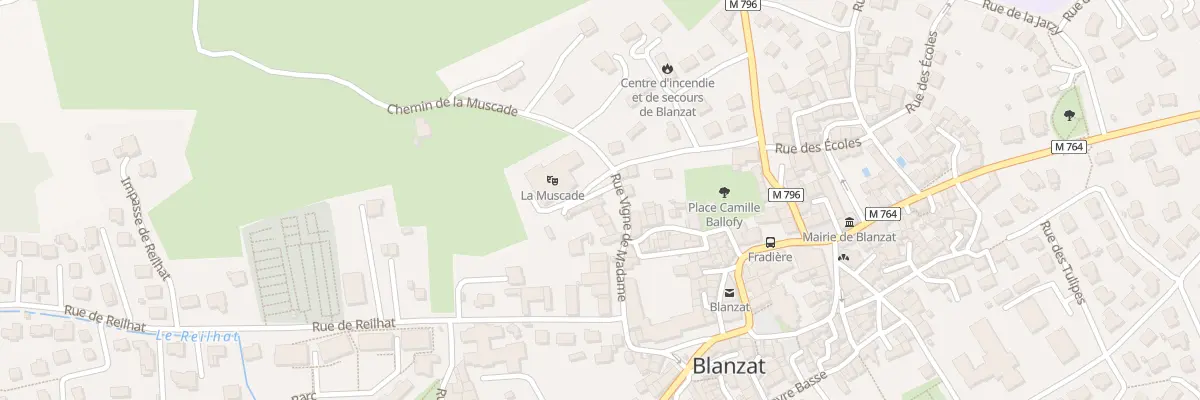 Plan du 155 Rue Vigne de Madame à Blanzat