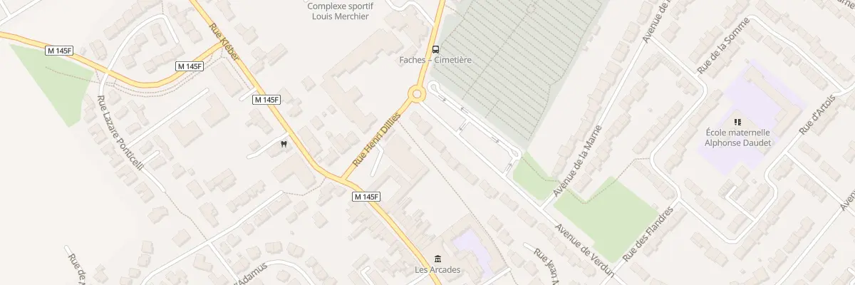 Plan du 6 Av de Verdun à Faches-Thumesnil