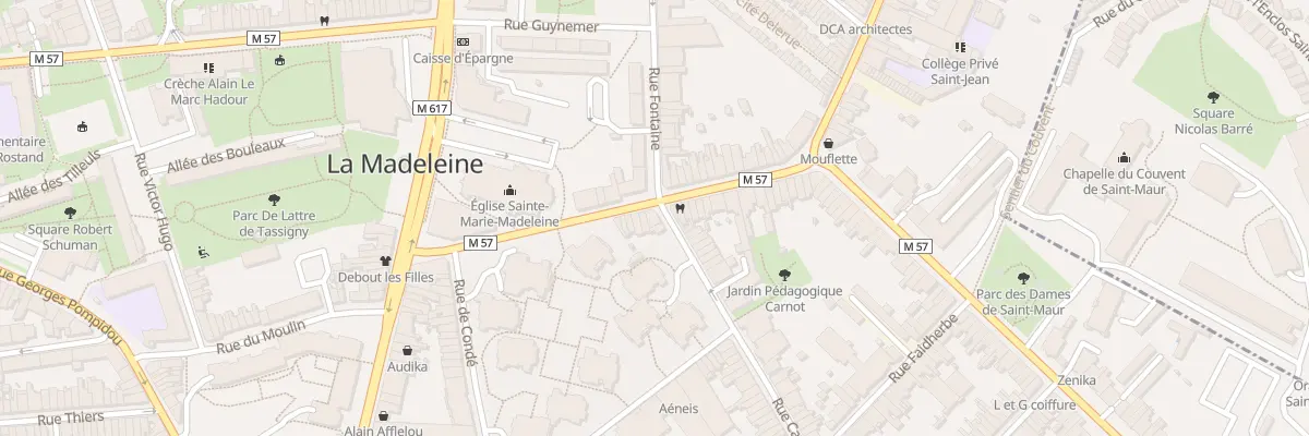 Plan du 26 Rue Pasteur à La Madeleine