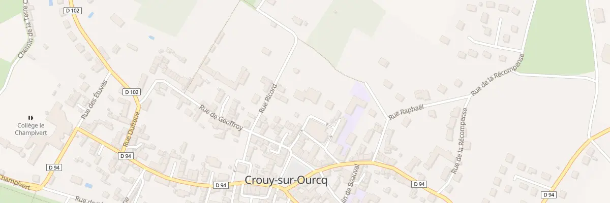 Plan du 5 Rue Trevez Brigot à Crouy-sur-Ourcq