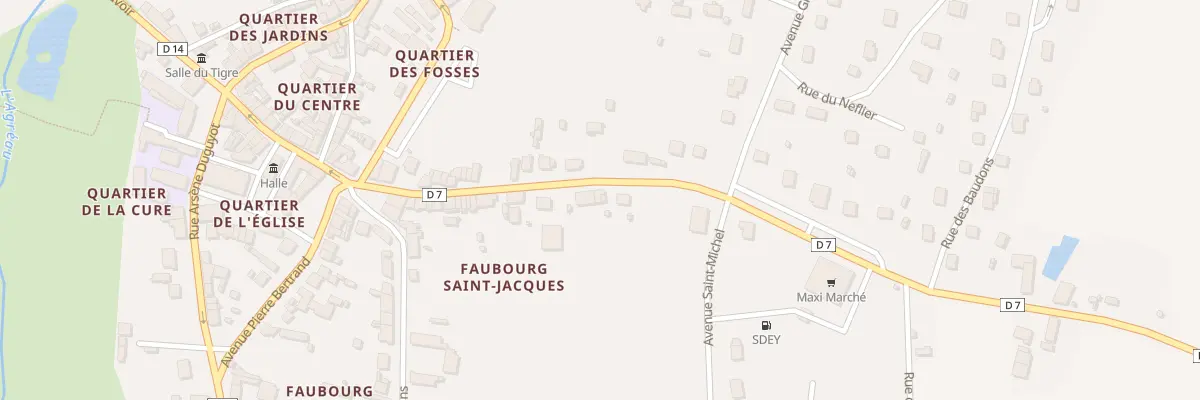 Plan du 36 Rue Jean Jacques Rousseau à Champignelles