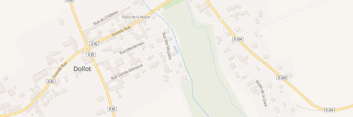 Plan du 4 Rue des Moulins à Dollot