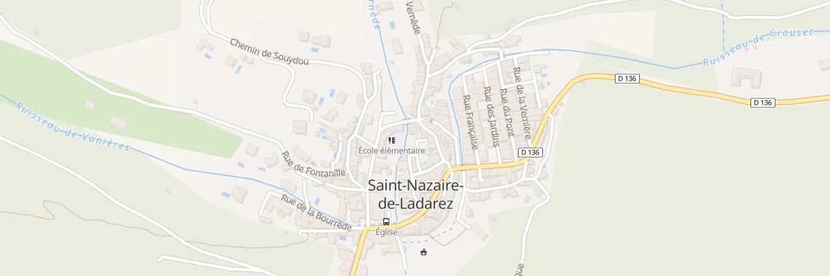 Plan du 9 Rue du Château à Saint-Nazaire-de-Ladarez