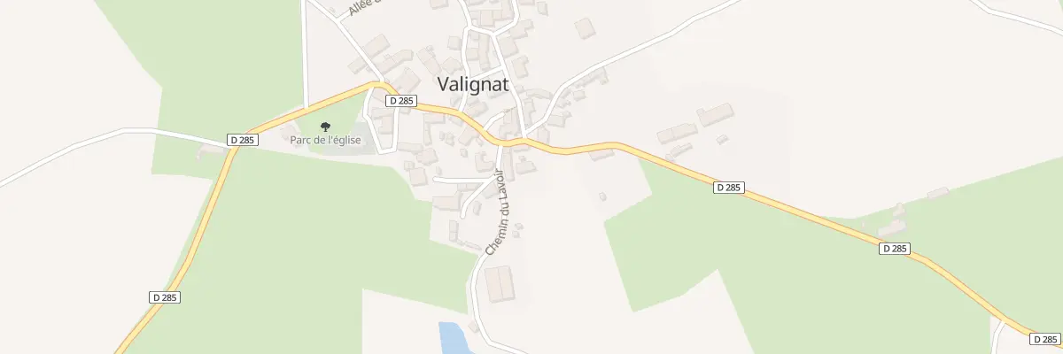 Plan du 5041B Le Chisserat à Valignat