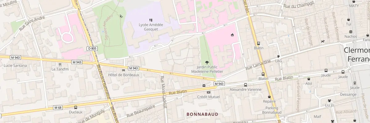 Plan du 9 Rue J Baptiste Torrilhon à Clermont-Ferrand