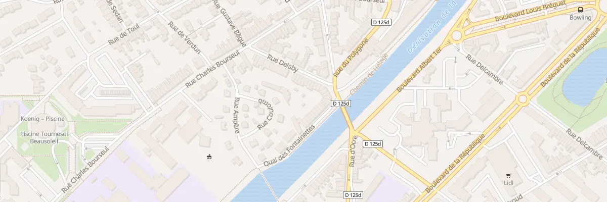 Plan du 19 Rue du Polygone à Douai