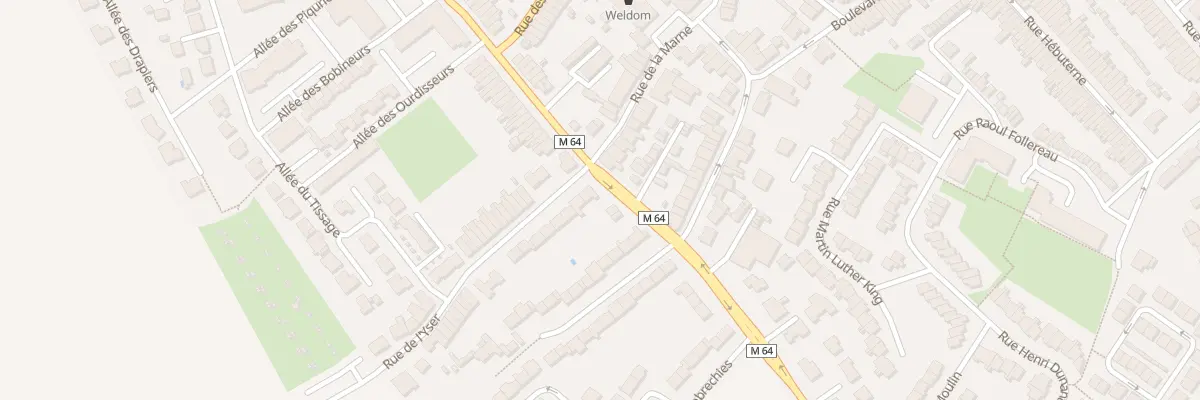 Plan du 1 Rue de l’Yser à Linselles