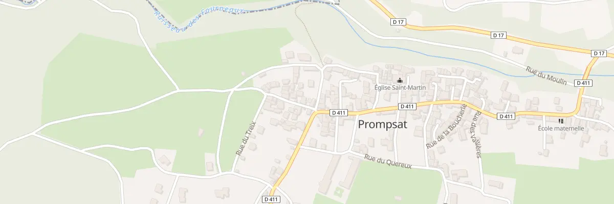 Plan du 9 Rue du Treix à Prompsat