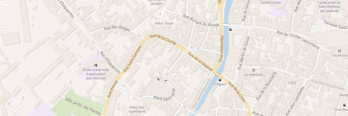 Plan du 34 Rue Saint-Amé à Douai