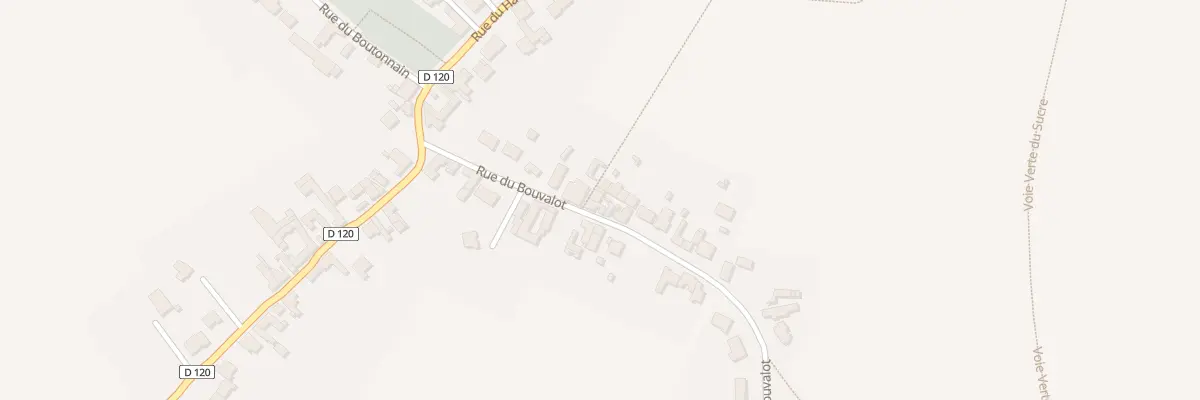 Plan du 117 Rue du Bouvalot à Moncheaux