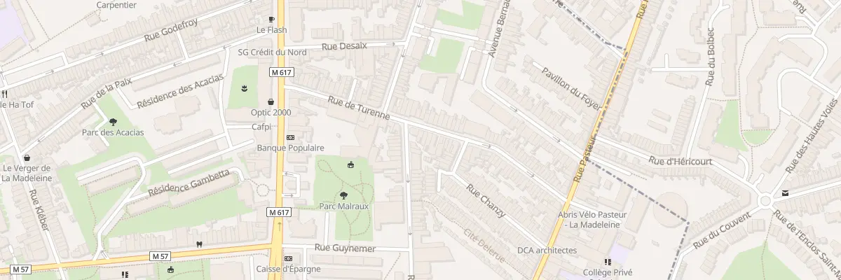 Plan du 14 Rue de Turenne à La Madeleine