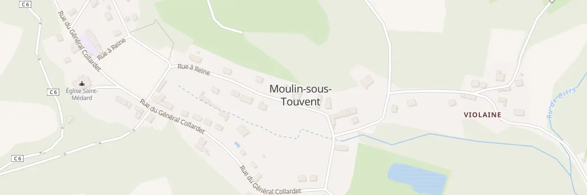 Plan du 19 Rue A Reine à Moulin-sous-Touvent