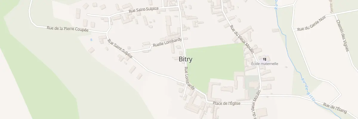 Plan du 11 Rue Lombardy à Bitry
