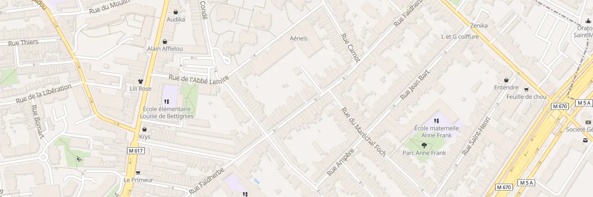 Plan du 59 Rue Faidherbe à La Madeleine