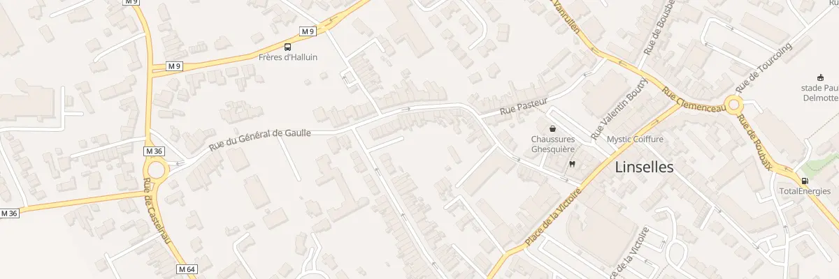 Plan du 45 Rue du Général De Gaulle à Linselles