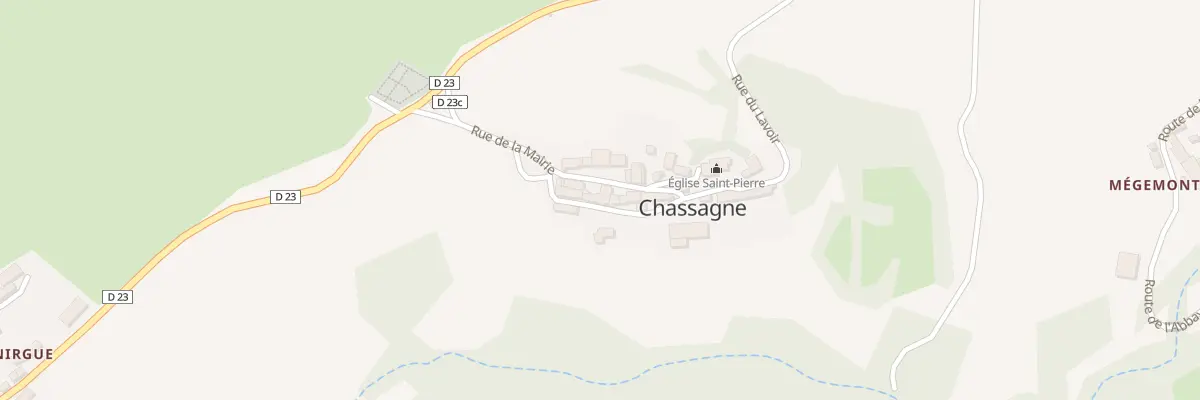 Plan du 5003 Chassagne à Chassagne