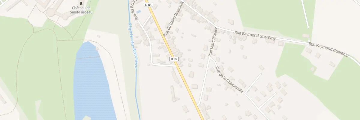 Plan du 27 Rue Raymond Vernay à Saint-Fargeau