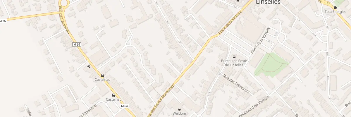 Plan du 13 Rue du Docteur Bonenfant à Linselles