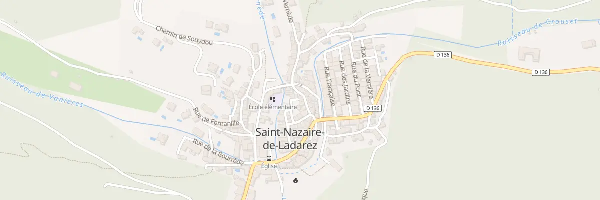 Plan du 16 Rue Malbec à Saint-Nazaire-de-Ladarez