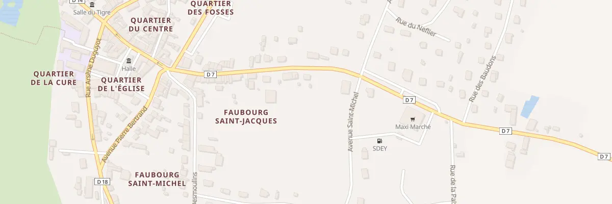 Plan du 37 Rue Jean Jacques Rousseau à Champignelles