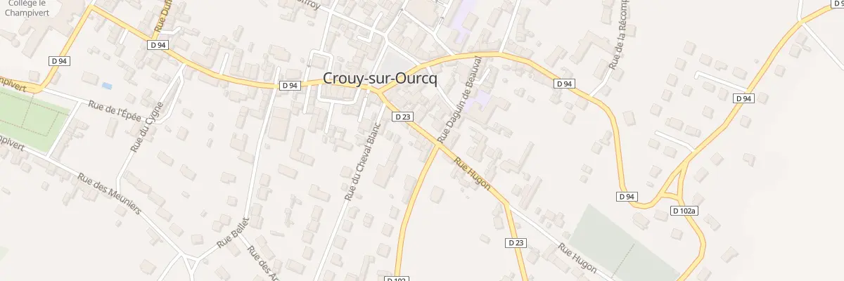 Plan du 8 Rue Rene Desjardin à Crouy-sur-Ourcq