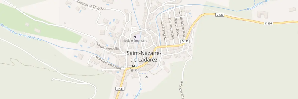 Plan du 13 Rue de Laurens à Saint-Nazaire-de-Ladarez