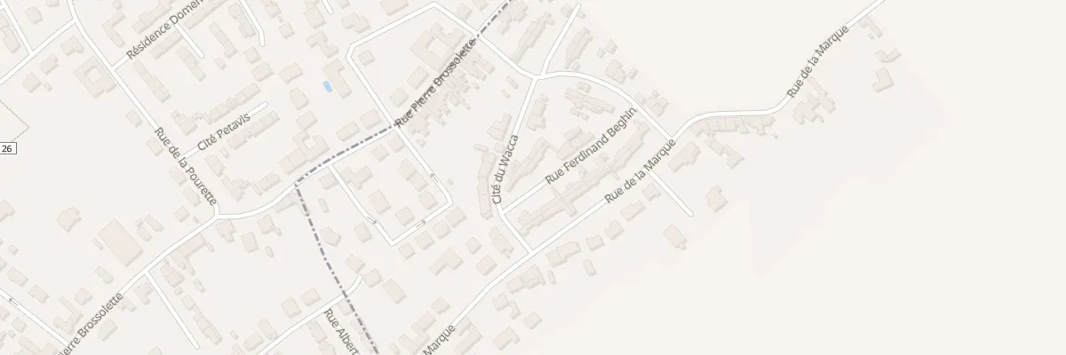 Plan du 98 Rue Ferdinand Beghin à Mons-en-Pévèle