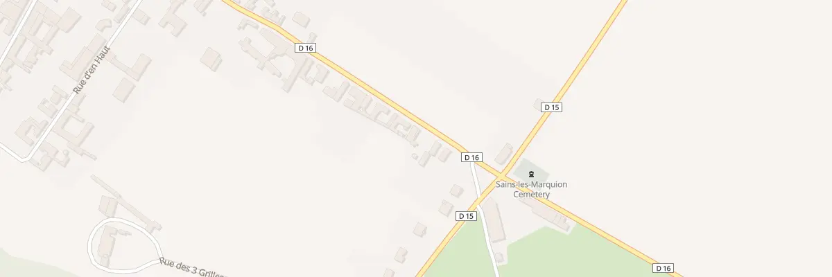 Plan du 22 Rue du Calvaire à Sains-lès-Marquion