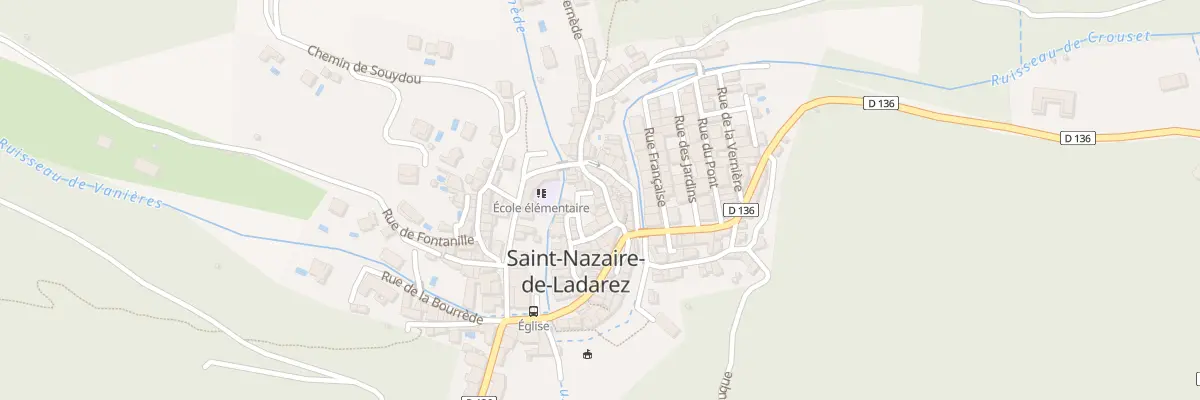 Plan du 14 Rue Malbec à Saint-Nazaire-de-Ladarez