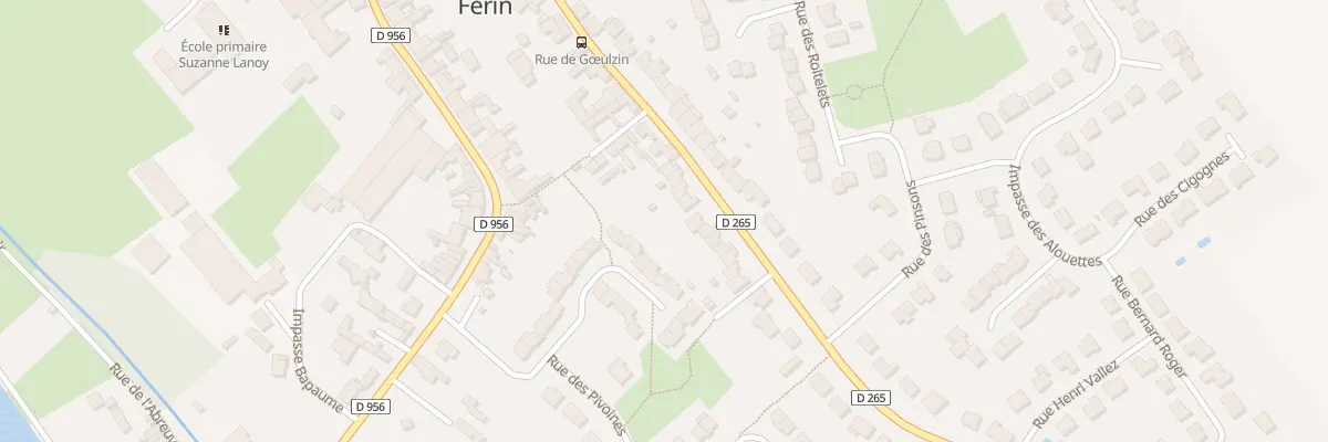 Plan du 28 Rue de Goeulzin à Férin