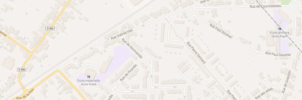 Plan du 11 Rue de Normandie à Lambres-lez-Douai