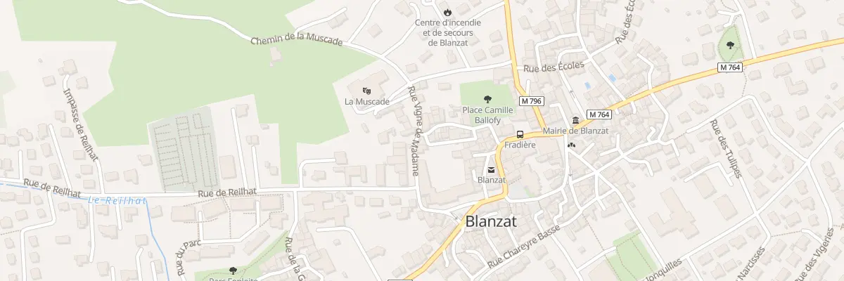 Plan du 102 Rue Vigne de Madame à Blanzat
