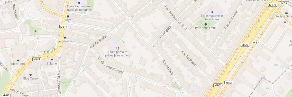 Plan du 42 Rue de Paris à La Madeleine