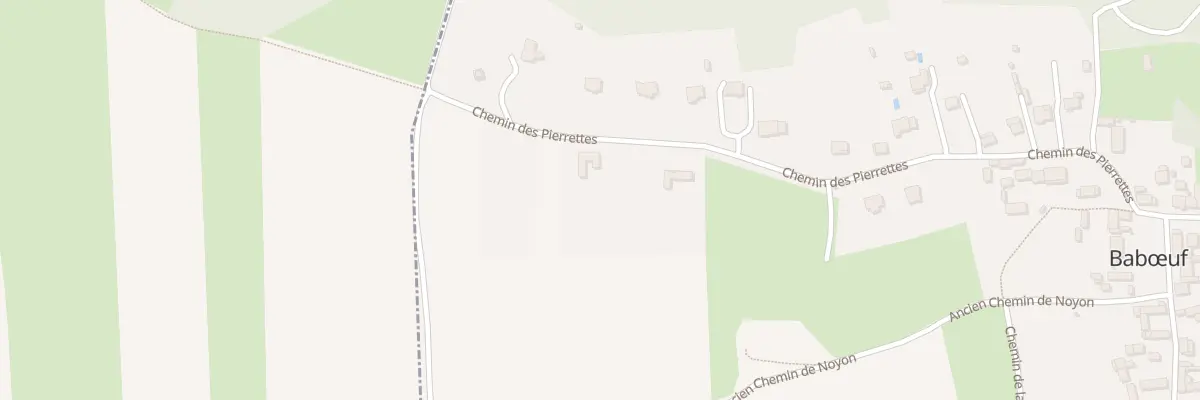 Plan du 421 Che des Pierrettes à Babœuf