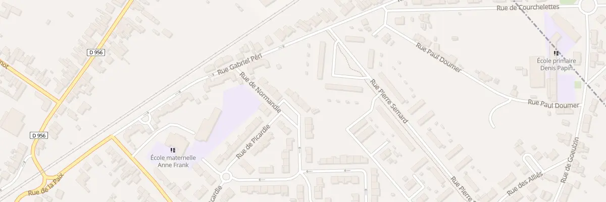 Plan du 13 Rue de Normandie à Lambres-lez-Douai
