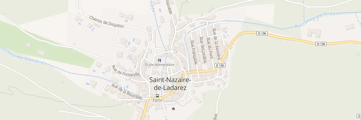 Plan du 5276F Rue de l’Hopital à Saint-Nazaire-de-Ladarez
