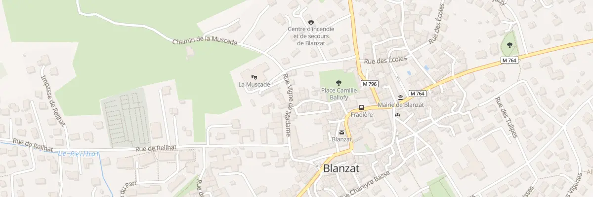 Plan du 128 Rue Vigne de Madame à Blanzat