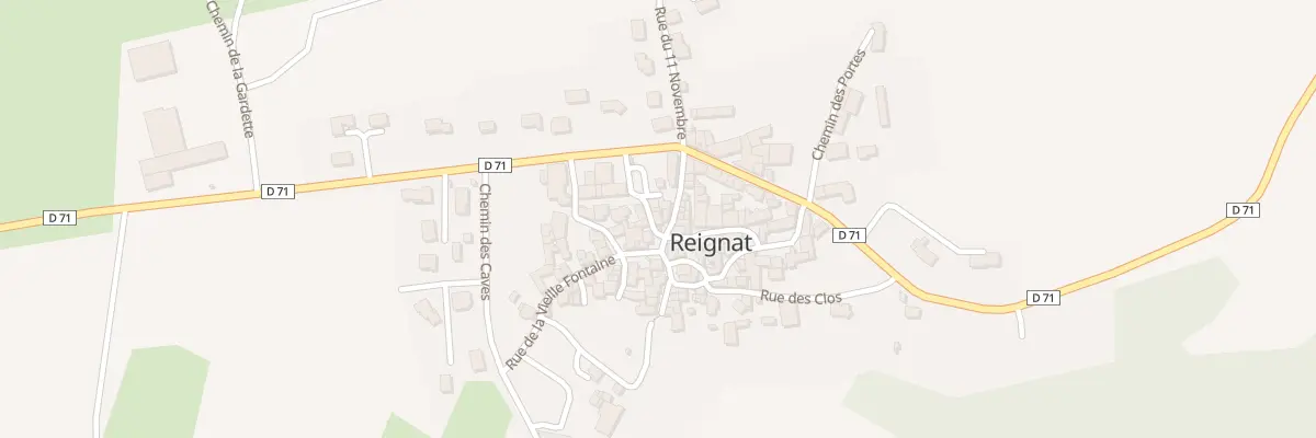 Plan du 1 Pl de la Fontaine- REIGNAT à Montaigut-le-Blanc