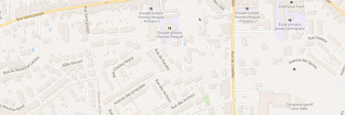 Plan du 4 Rue de Flandre à Bousbecque