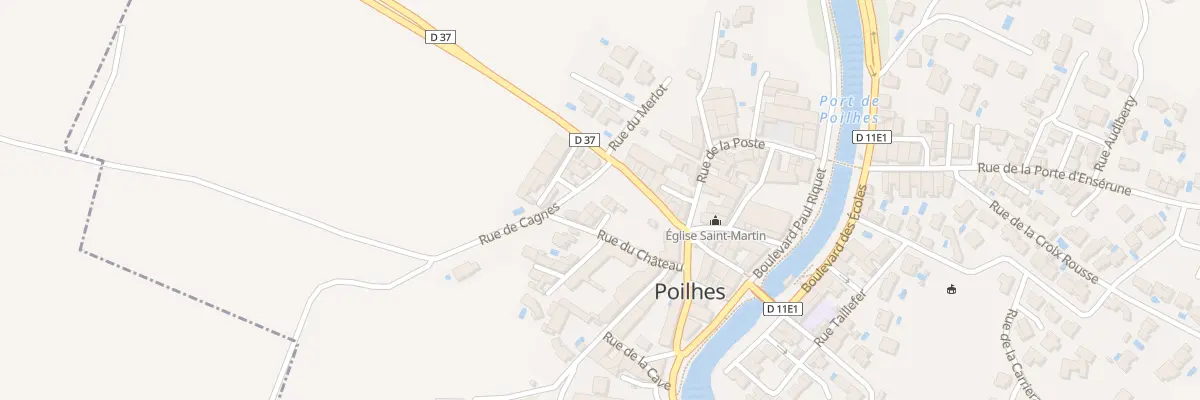 Plan du 5 Imp Vidal à Poilhes