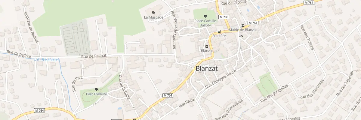 Plan du 10 Rue Vigne de Madame à Blanzat