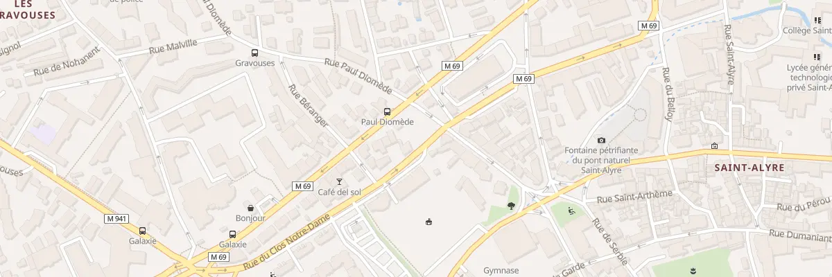 Plan du 105 Bd Lavoisier à Clermont-Ferrand